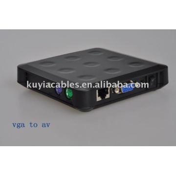Convertidor vga a av, PC VGA a Componente Ypbpr TV Convertidor AV Divisor Box